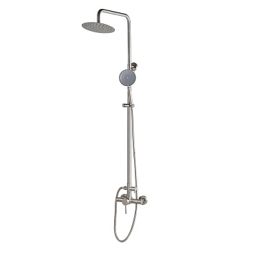 Душевая система РМС с верхним душем с лейкой сталь (SUS124-003DK-2)