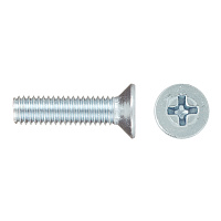 Винт оцинкованный M5x20 мм DIN 965 потайная головка (12 шт.)
