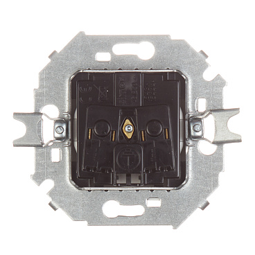 Розетка Simon 15 встраиваемая алюминий (1591431-033)