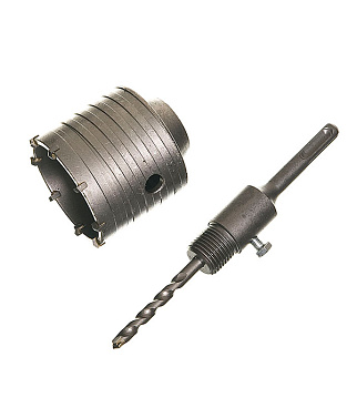 Коронка твердосплавная КМ по бетону d68 мм с переходником