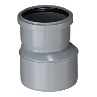 Переходник Ostendorf HTR d110х90 мм пластиковый эксцентрический для внутренней канализации (115700)