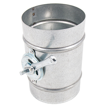 Дроссель-клапан для круглых воздуховодов d160 мм оцинкованный Era Pro