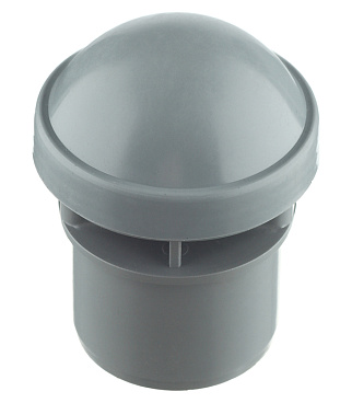 Клапан вакуумный Ostendorf HT d50 мм пластиковый для внутренней канализации (881780)