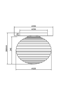Потолочный светильник Maytoni MOD268CL-01G
