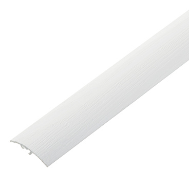 Порог алюминиевый разноуровневый кант 41х900 мм дуб кантри белый перепад до 12 мм