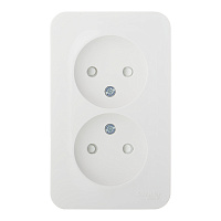 Розетка Systeme Electric Blanca накладная белая со шторками (BLNRA001211)