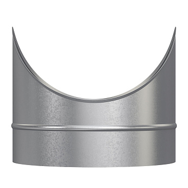 Врезка для круглых воздуховодов d250х250 мм оцинкованная