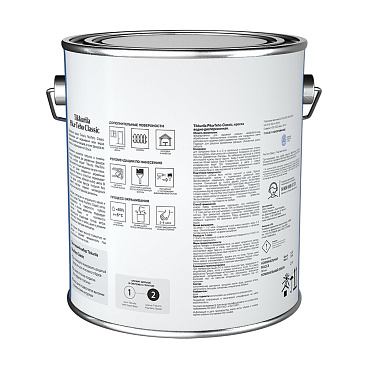 Краска фасадная по дереву Tikkurila/Tikkivala Pika-Teho Classic водно-дисперсионная база C бесцветная 2,7 л