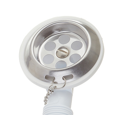 Сифон для ванны Virplast 1 1/2х40 мм с выпуском d70 мм с соединением 40/50 мм (30980654)