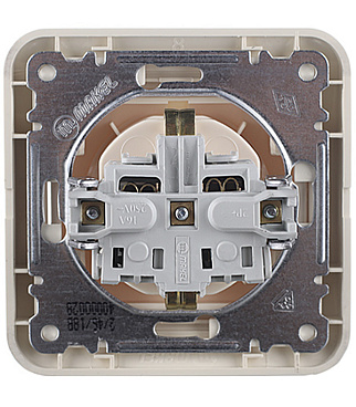 Розетка Makel Mimoza встраиваемая бежевая (25028)