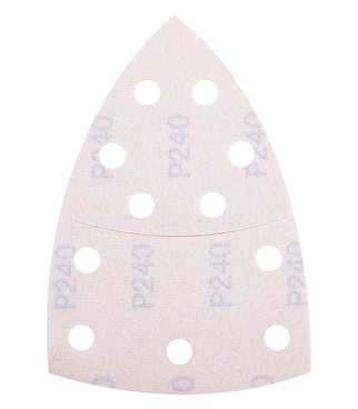 Лист шлифовальный Abraforce 150х102 мм P240 на липучку бумажная основа (5 шт.)