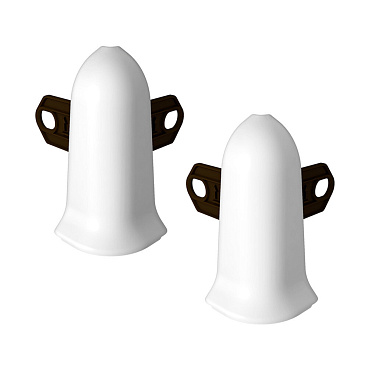 Угол наружный Идеал Классик 55 мм белый S-профиль (2 шт.)