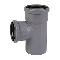 Тройник Ostendorf HTEA d90х75 мм 87° пластиковый для внутренней канализации (114410)