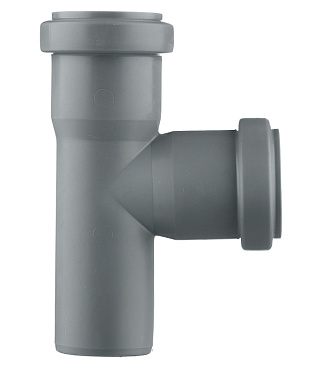 Тройник Ostendorf HTEA d40 мм 87° пластиковый для внутренней канализации (111400)