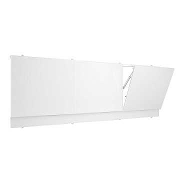 Экран для ванны фронтальный Метакам Primo ПВХ 170х54 см белый с откидными дверцами с корзинами (4650208862106)