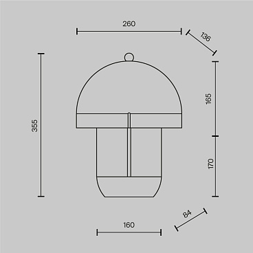 Настольный светильник Maytoni MOD479TL-L14W3K1