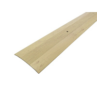 Порог алюминиевый одноуровневый стык 60х1800 мм вяз песочный