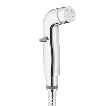 Смеситель с гигиеническим душем встраиваемый Lemark Solo со скрытой частью в комплекте белый (LM7168CW)