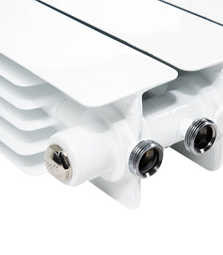 Радиатор биметаллический Rifar Monolit Ventil MVR 500 мм 12 секций 3/4 нижнее правое подключение белый