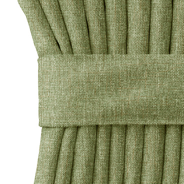 Штора рогожка оливковая 200х270 см Волшебная Ночь Крафт (763078)