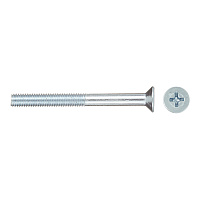 Винт оцинкованный M5x50 мм DIN 965 потайная головка (3 шт.)