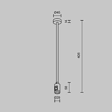 Комплектующие для трековой системы Technical TRA158C-SL1-BS