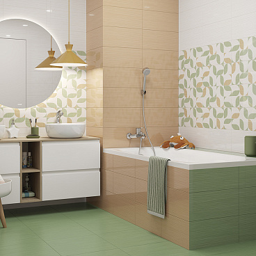 Плитка облицовочная Cersanit Light светло-бежевая 440x200x8,5 мм (12 шт.=1,056 кв.м)