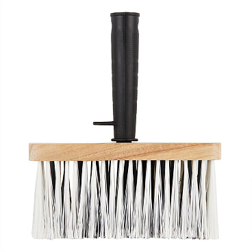 Кисть макловица искусственная щетина пластиковая ручка 170х70 мм для обойного клея и грунтов на водной основе