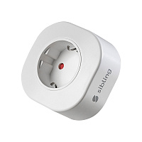 Умная розетка Sibling Smart Home (00-00003076) белая с заземлением