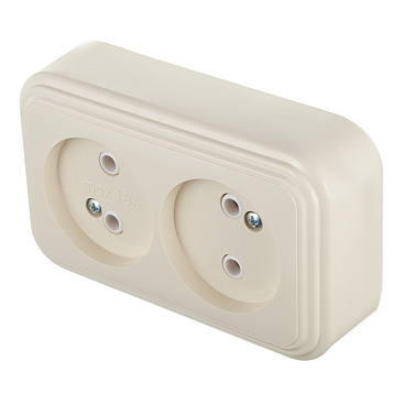 Розетка Svet накладная бежевая (0215-00391)