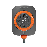Дождеватель 1х1/2х5/8х3/4 Daewoo 8-Pattern Sprinkler пластиковый статический 8 режимов (DWS 1008)