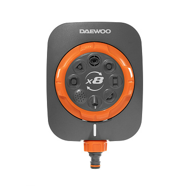 Дождеватель 1х1/2х5/8х3/4 Daewoo 8-Pattern Sprinkler пластиковый статический 8 режимов (DWS 1008)