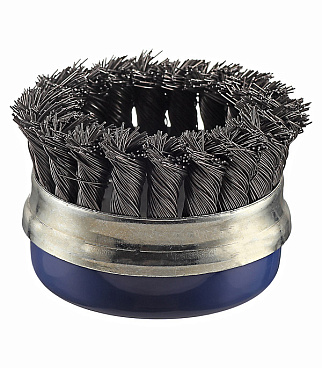 Корщетка для УШМ Практика витая жесткая кольцом чашеобразная d75 мм M14