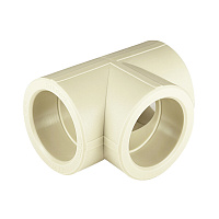 Тройник полипропиленовый Valfex 50 х 50 х 50 мм серый (10111050Г)