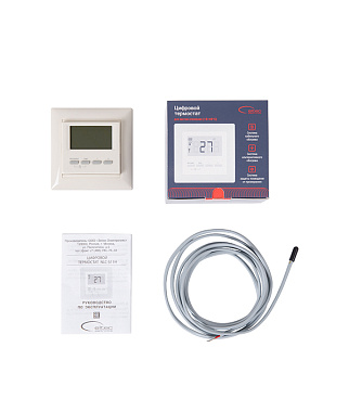 Терморегулятор электронный цифровой для теплого пола Spyheat NLC-511H бежевый