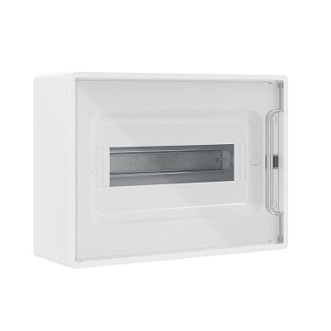 Щит распределительный навесной DKC Frame ЩРН-П пластиковый IP40 224,4х311,4х102 мм 12 модулей прозрачная дверь