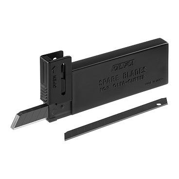Лезвие для ножа Olfa Black Max 9 мм прямое (10 шт.)