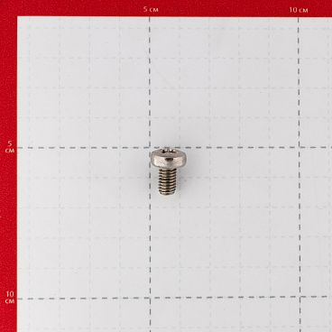 Винт нержавеющая сталь M6x10 мм DIN 7985 полукруглая головка (6 шт.)