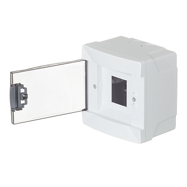 Щит распределительный навесной Makel ЩРН-П-4 пластиковый IP40 136х140х94 мм 4 модуля белый