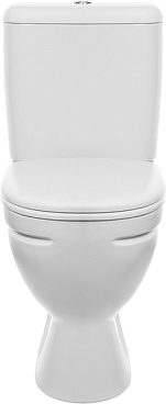 Унитаз-компакт Sanita Стандарт с косым выпуском с сиденьем дюропласт микролифт белый (SDTSACC01030712)