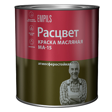 Краска масляная МА-15 Расцвет красная 2,7 кг