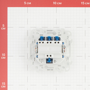 Выключатель Simon 24 Harmonie трехклавишный встраиваемый белый (2450391-030)