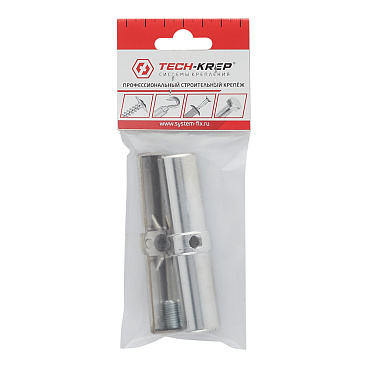 Соединитель внутренний для двух труб к системе Joker d25 мм с кольцом хром