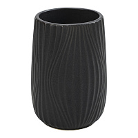 Стакан для ванной Primanova Soul настольный керамика черный (DR-78002)