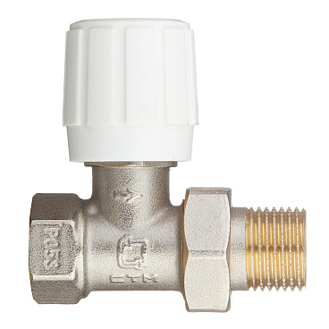 Клапан регулирующий 1/2 НР(ш) х 1/2 ВР(г) для радиатора (CARSVH12/02595/99019)