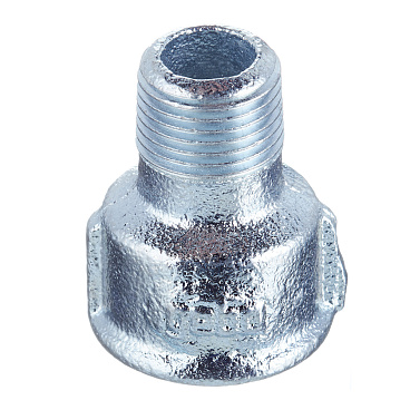 Муфта переходная Gebo Platinum (246-22V) 3/4 ВР(г) х 1/2 НР(ш) чугунная оцинкованная