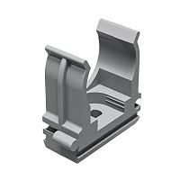 Крепеж-клипса для труб 32 мм Greenel серая (40 шт.) (GE50143)