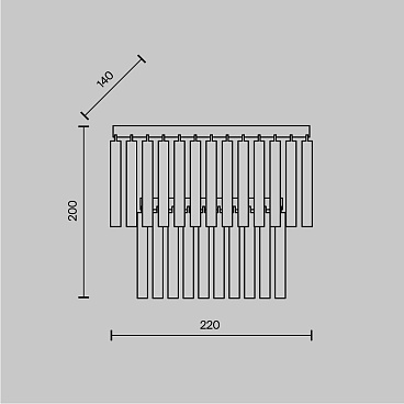 Настенный светильник (бра) Maytoni MOD093WL-01BS