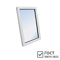 Пластиковое окно VEKA WHS Halo 60 1160х800 мм 1 створка глухая однокамерное