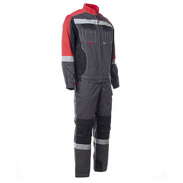 Костюм мужской защитный Спрут Формула 56-58 рост 182-188 см серый